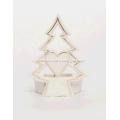 Porcelain White Christmas Tree Tealight Holders
